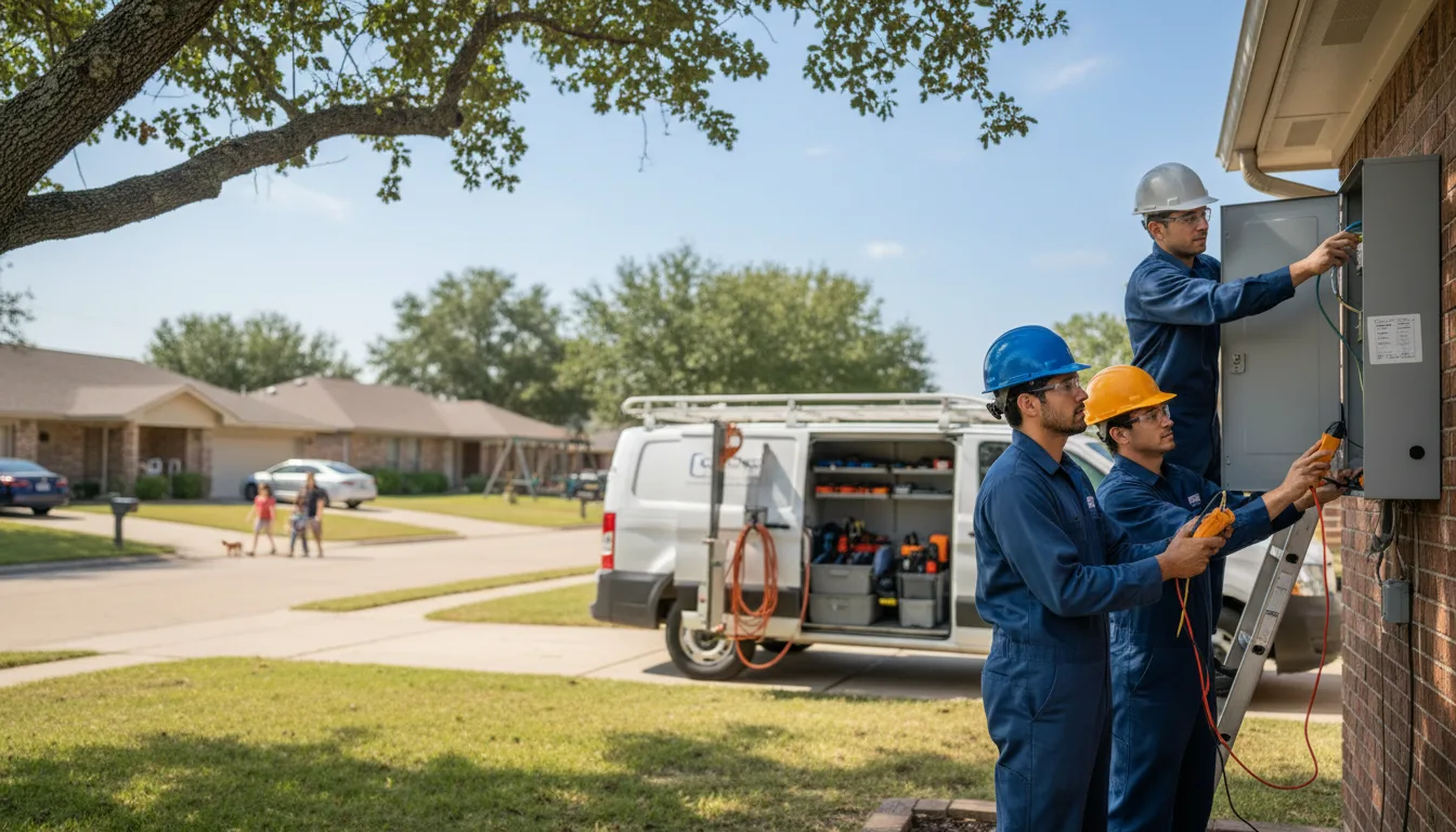 Certified electrician providing emergency electrical services in Arcadia, OH